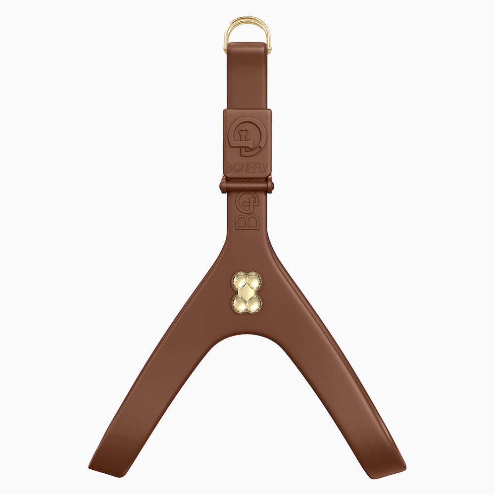 Boneflex Harness Mocha Gold Bones