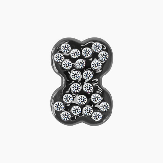 SWAROVSKI BLACK-CLEAR BONES