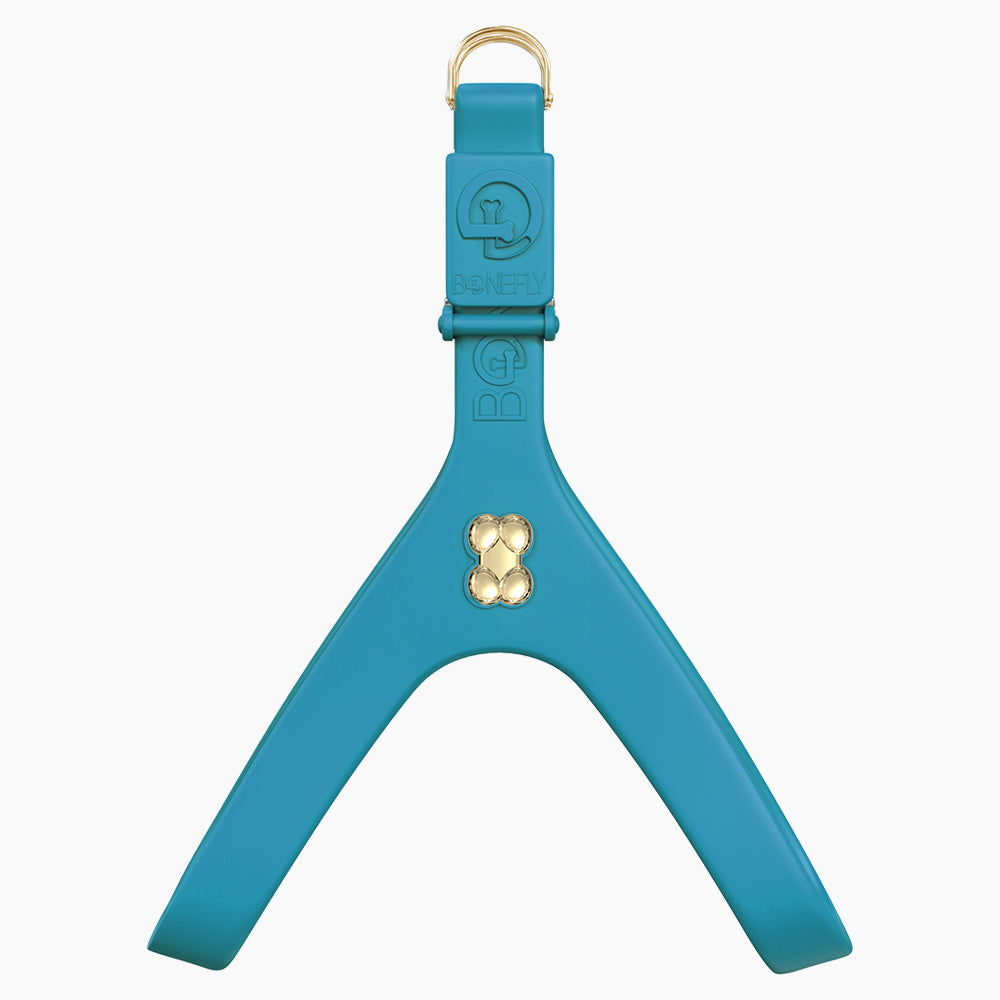 Boneflex Harness Peacock Gold Bones