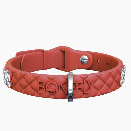 QuiltFLY Signature Silver Bones Collar