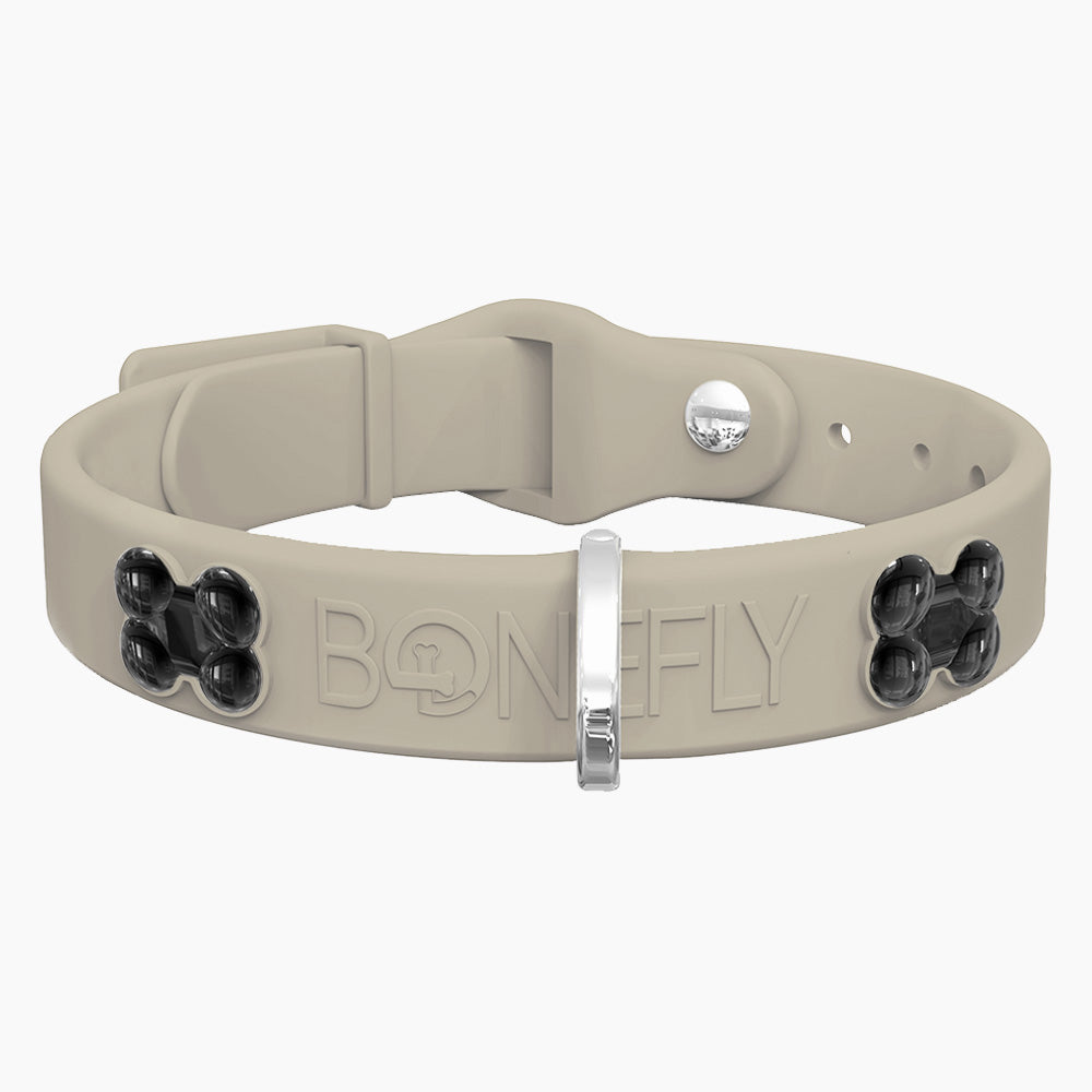 Boneflex Collar + Hueso Negro Liso