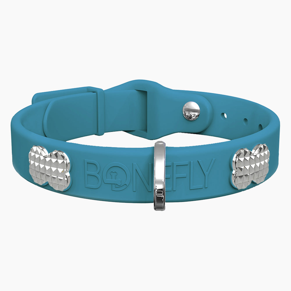 Boneflex Collar + Hueso Spike Plateado