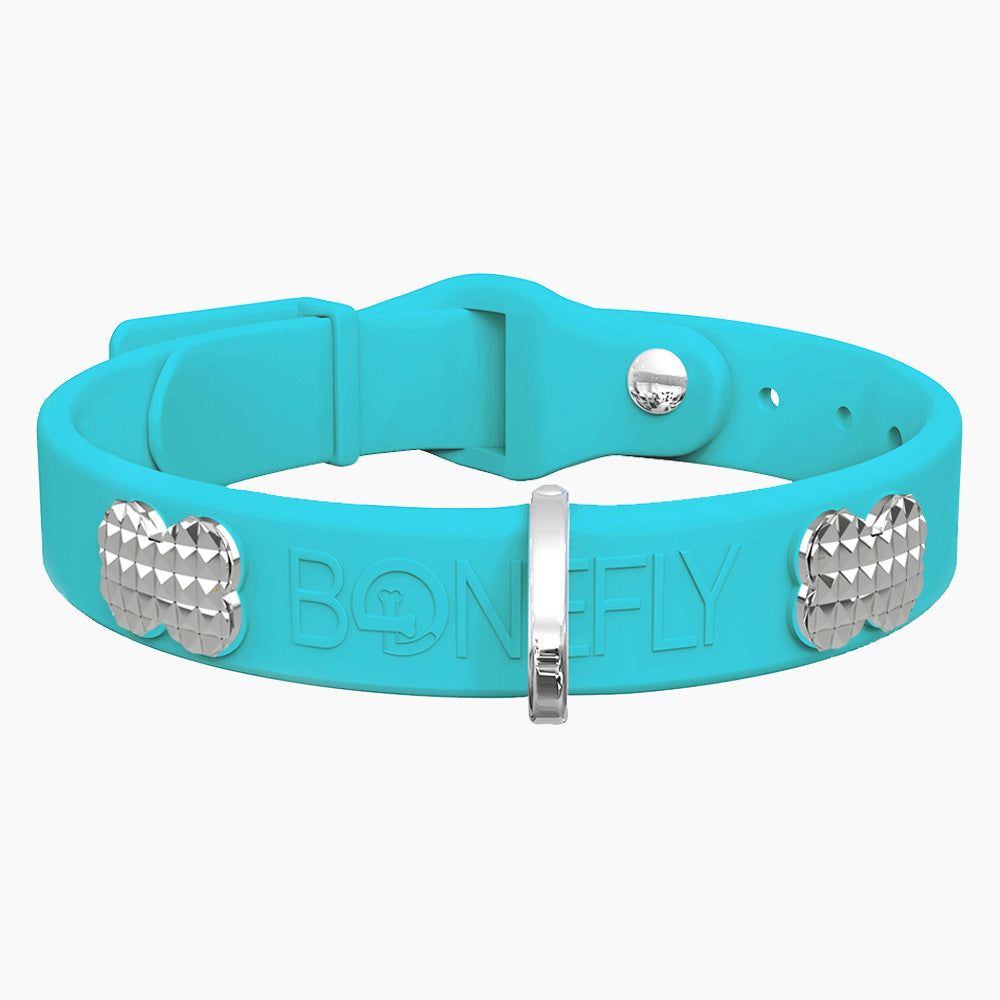 Boneflex Collar + Hueso Spike Plateado